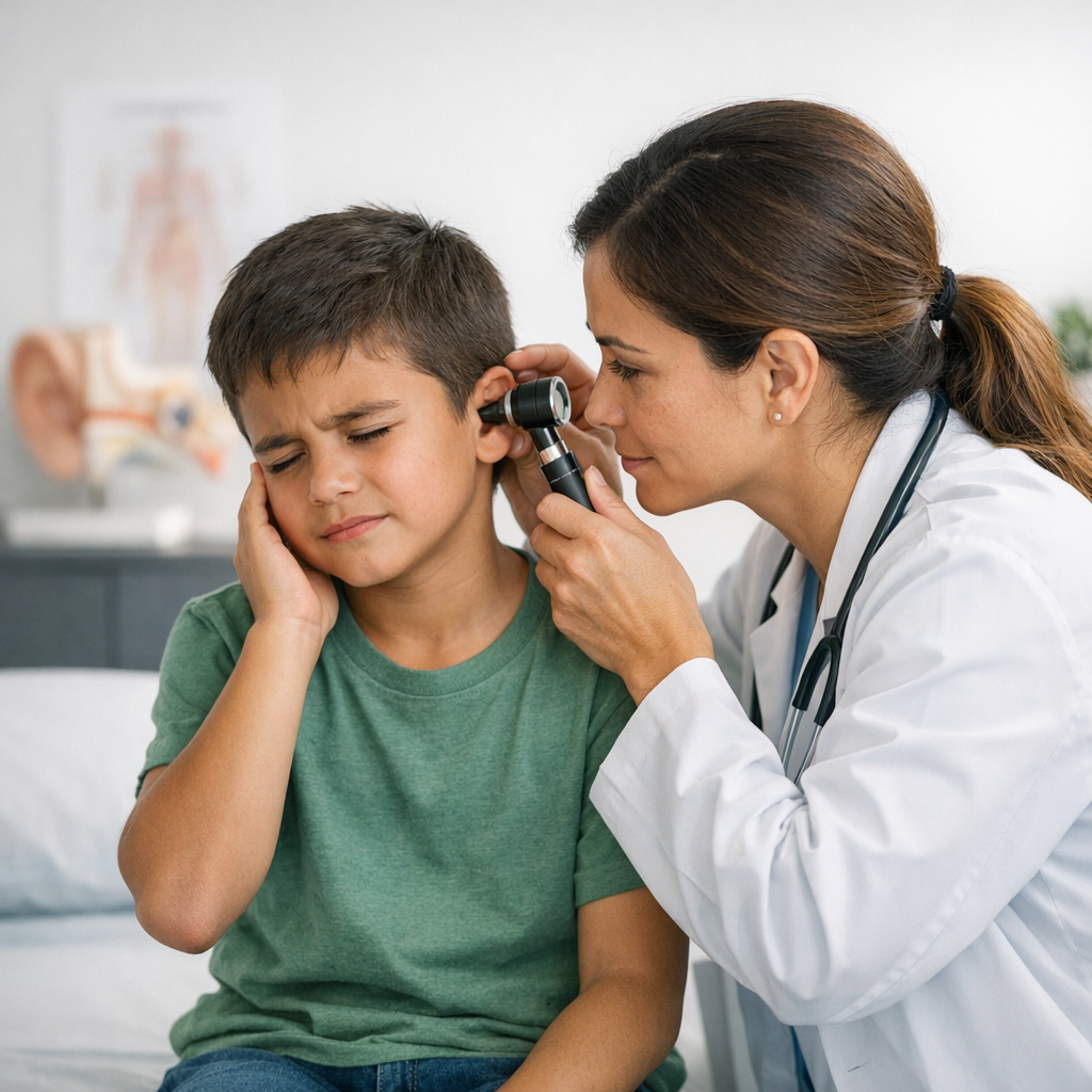 Illustration of Otite: principais sintomas e quando procurar avaliação médica especializada