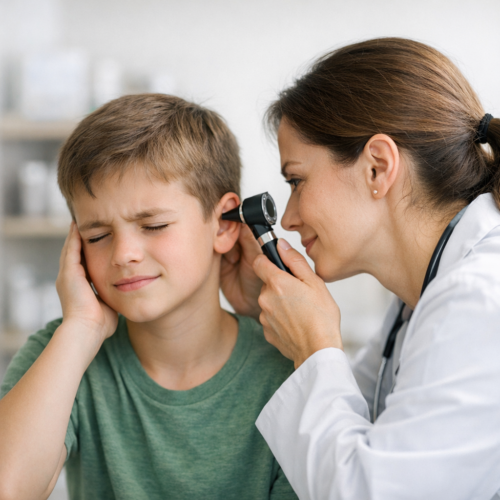 Illustration of Otite: principais sintomas e quando procurar avaliação médica especializada